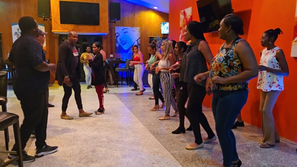 Salsa Class In Roslyn Hall Tunapuna